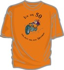 Motorrad 50 Orange